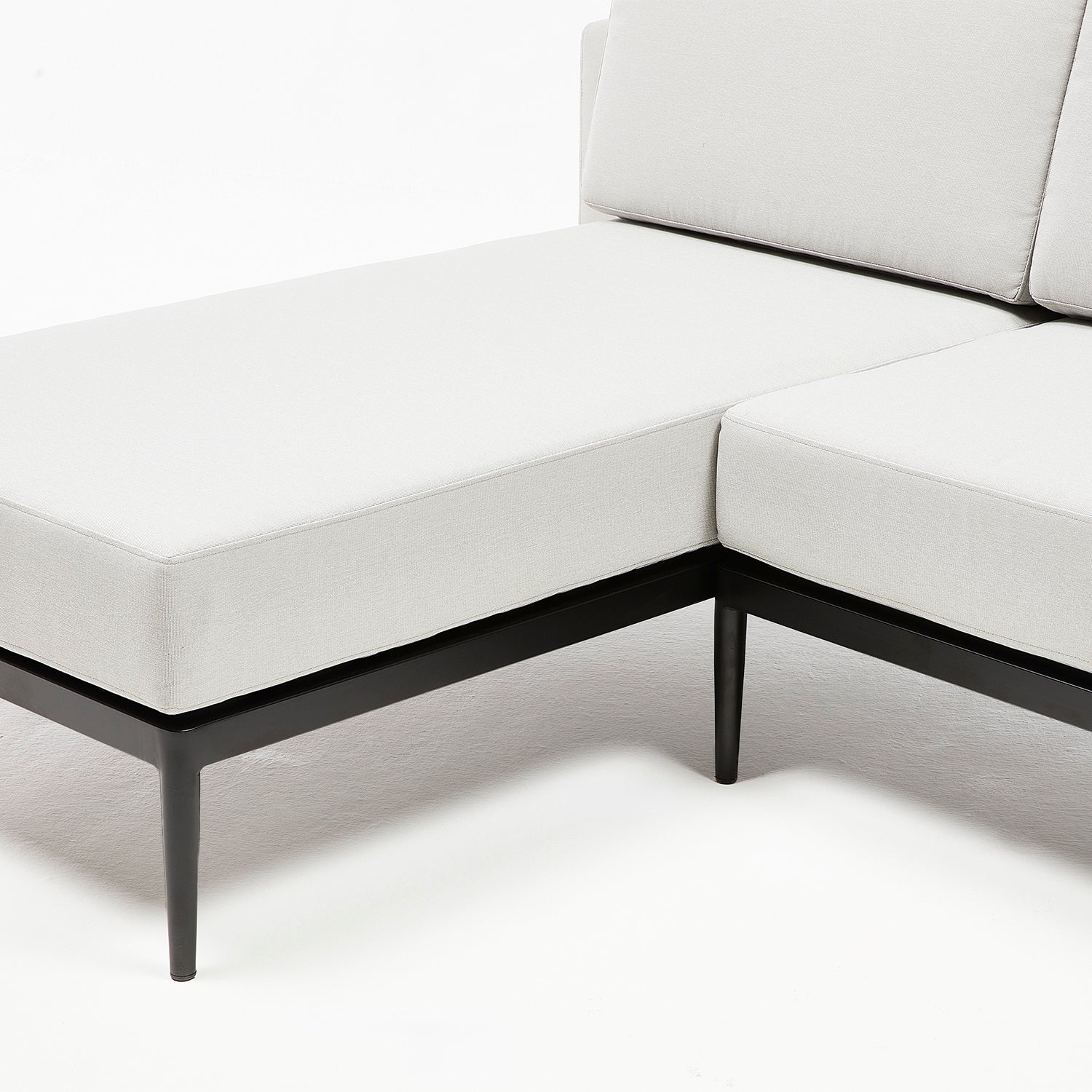 Seccional 2C + Chaise Izquierdo Long Bay Gris