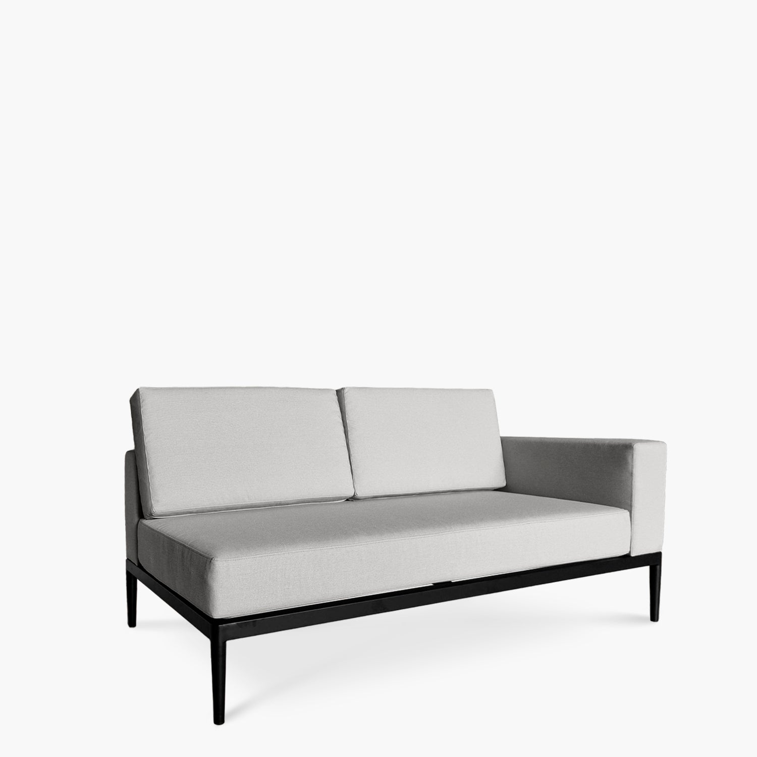 Seccional 3C + Chaise Izquierdo Long Bay Gris