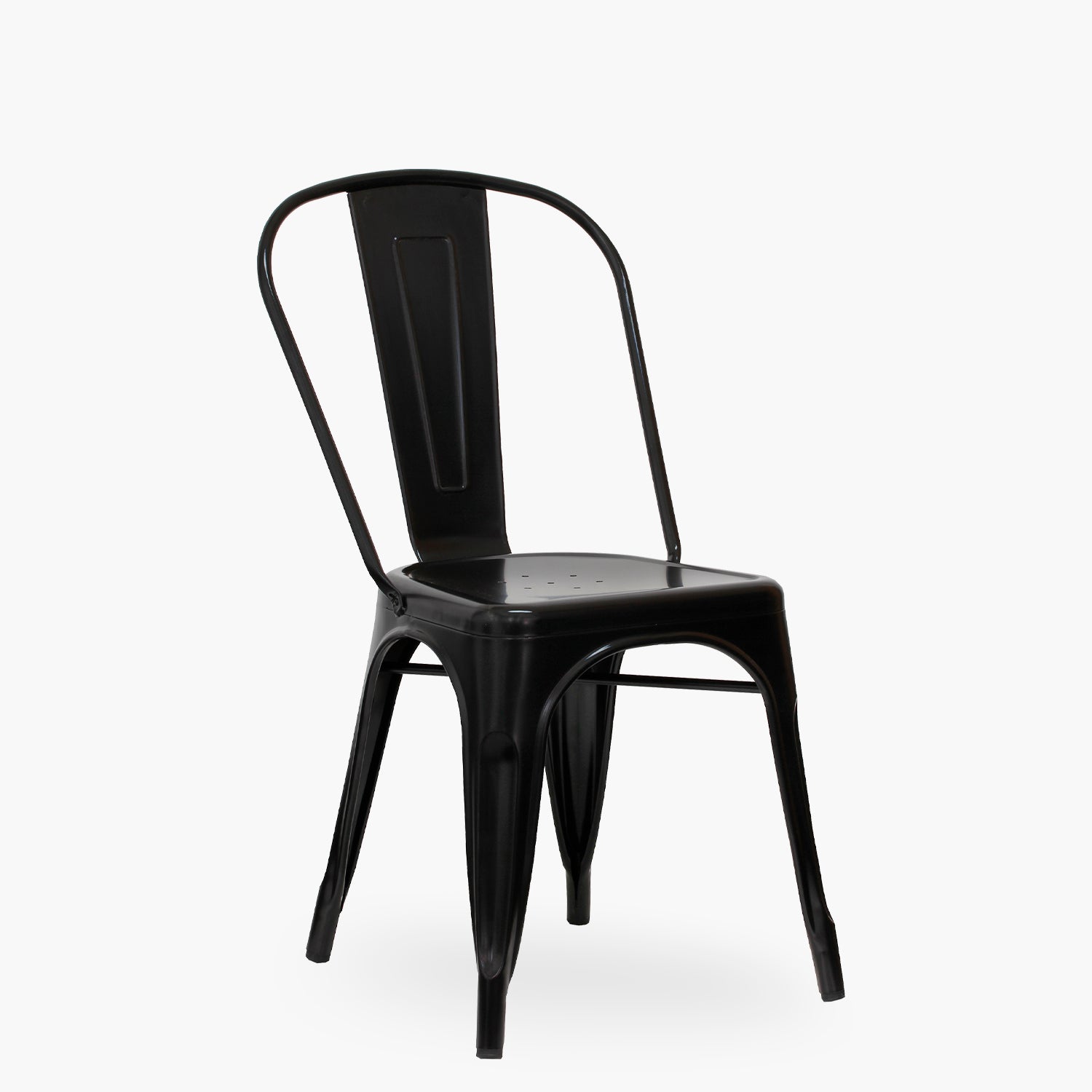 Silla Tolix Réplica Negro