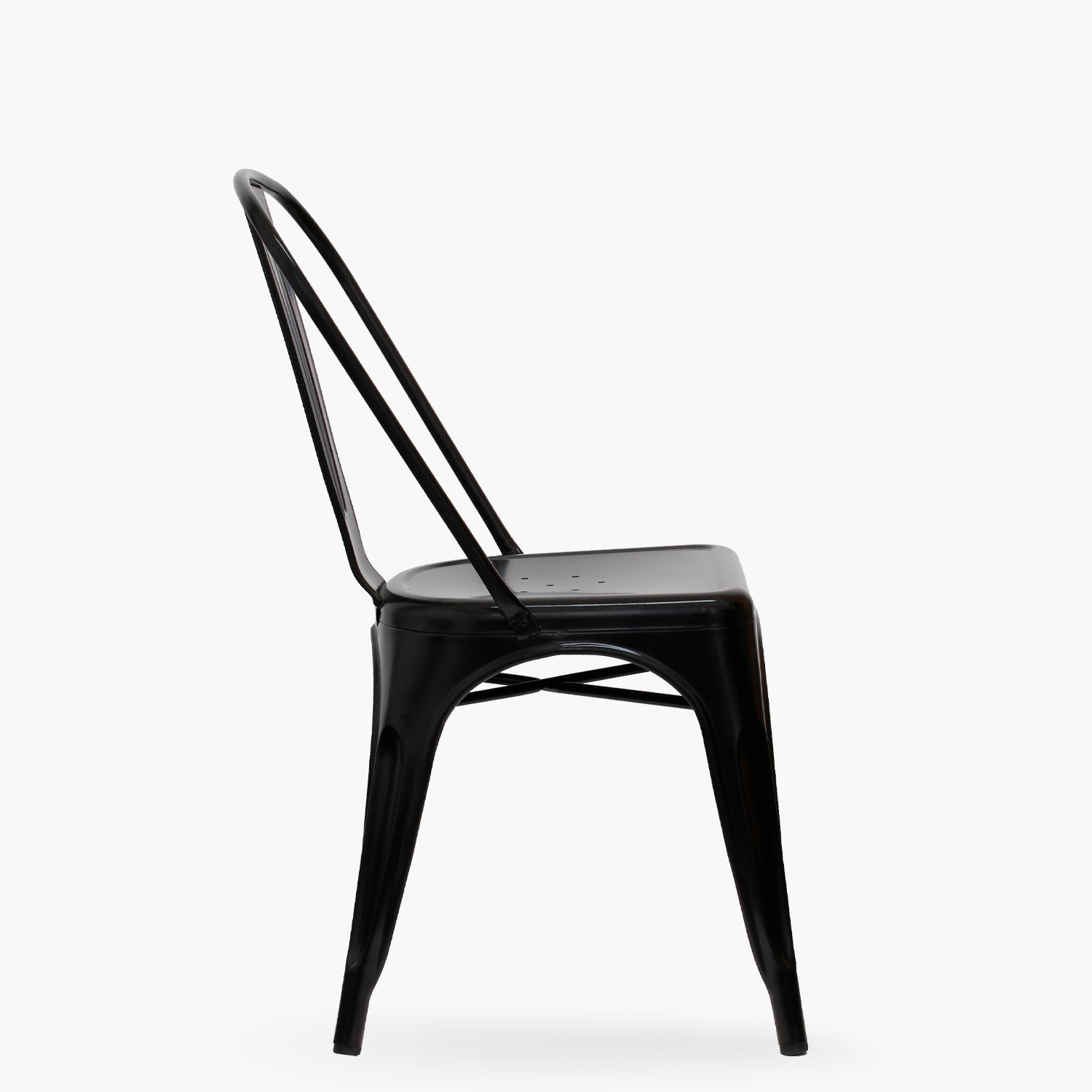 Silla Tolix Réplica Negro