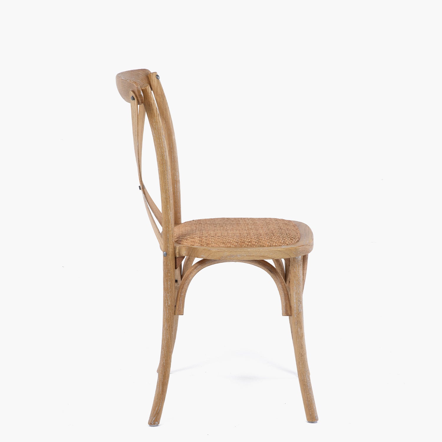 Silla Madera Tradition Rattan Olmo Natural Apilable