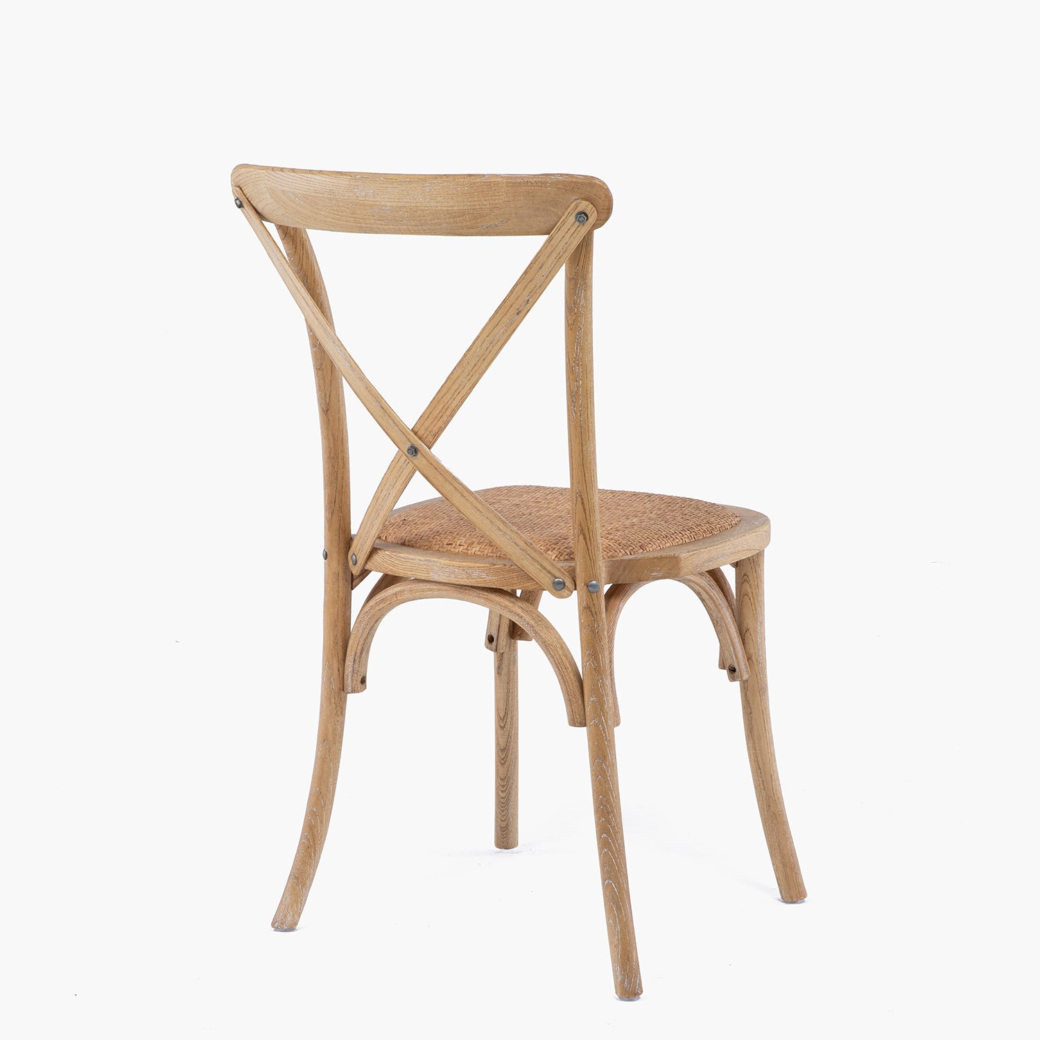 Silla Madera Tradition Rattan Olmo Natural Apilable