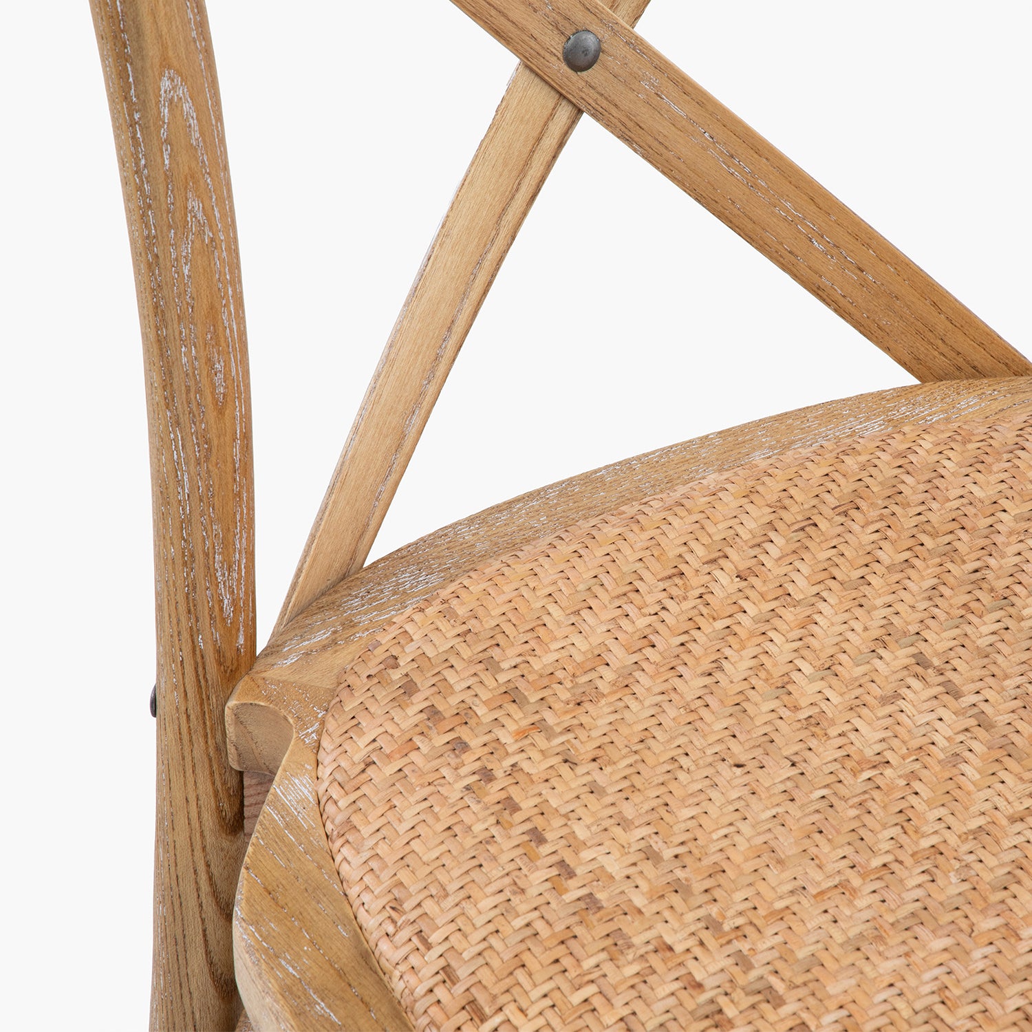 Silla Madera Tradition Rattan Olmo Natural Apilable