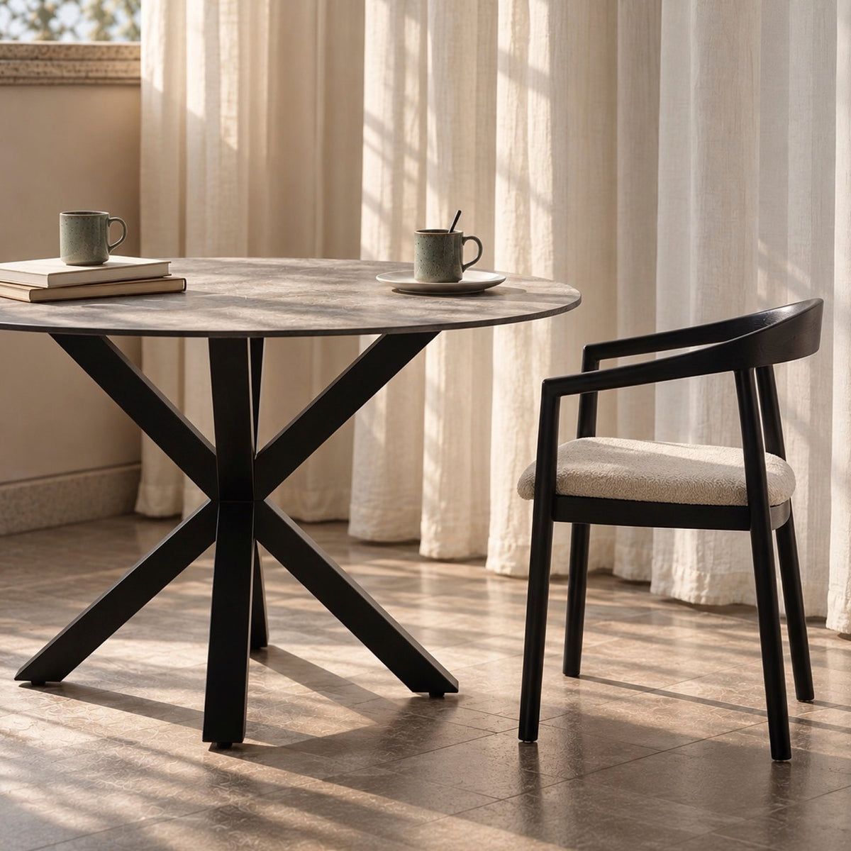 Silla Madera Baltimore Negro