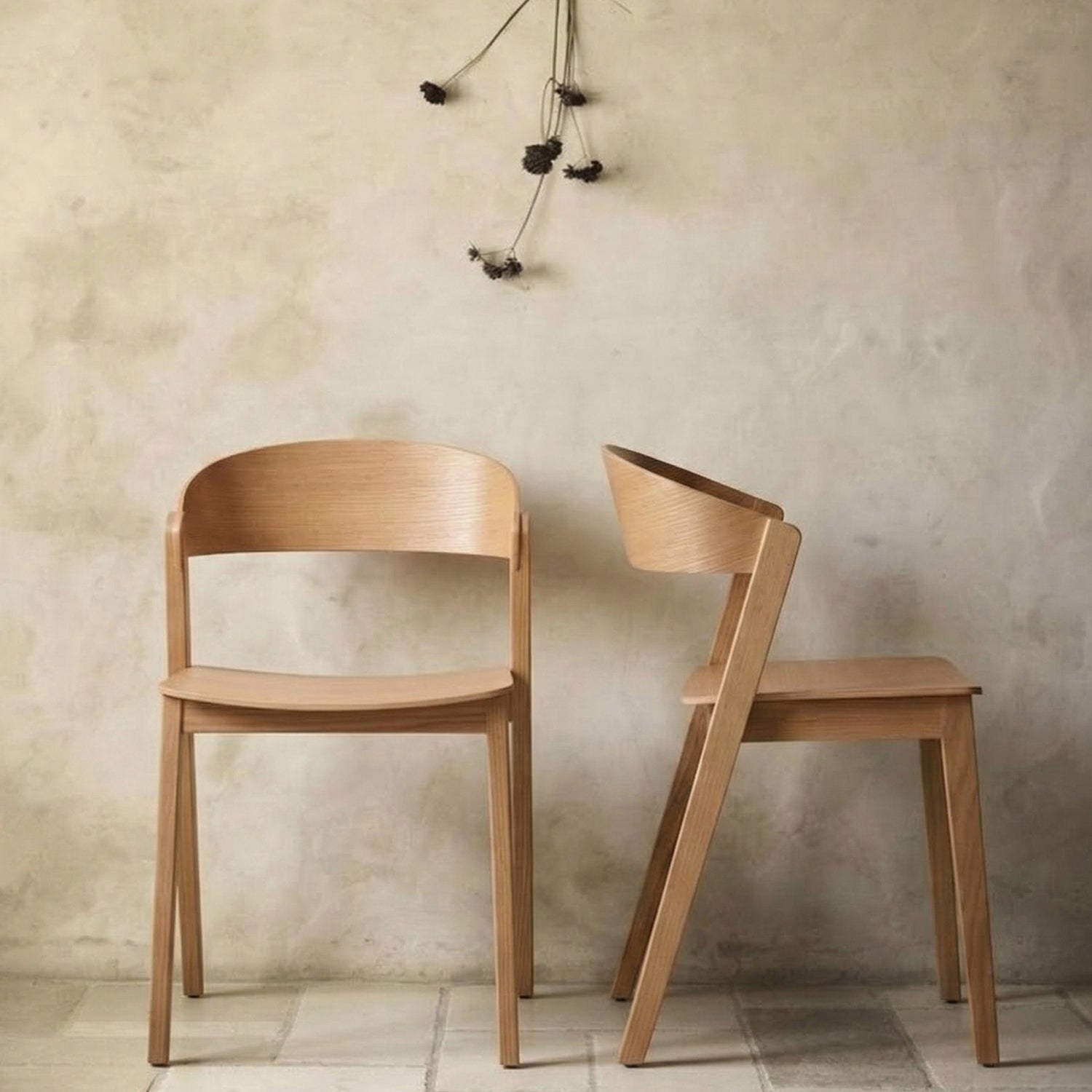 Silla Madera Celine Natural