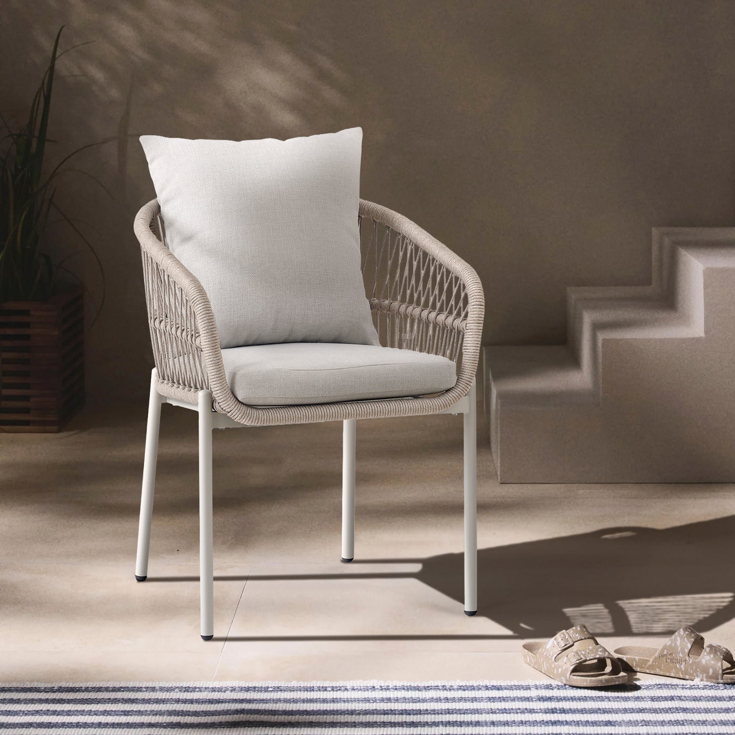 Silla Comedor Rio Beige