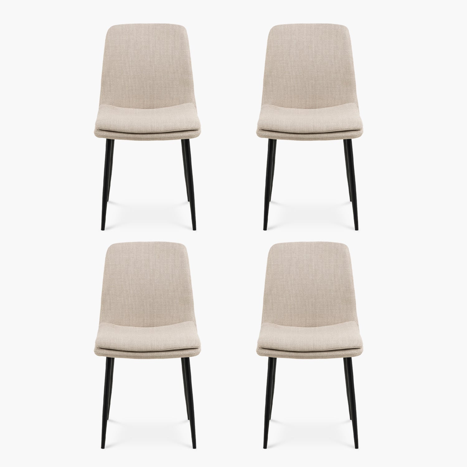 Pack 4 Silla Comedor Astrid Beige