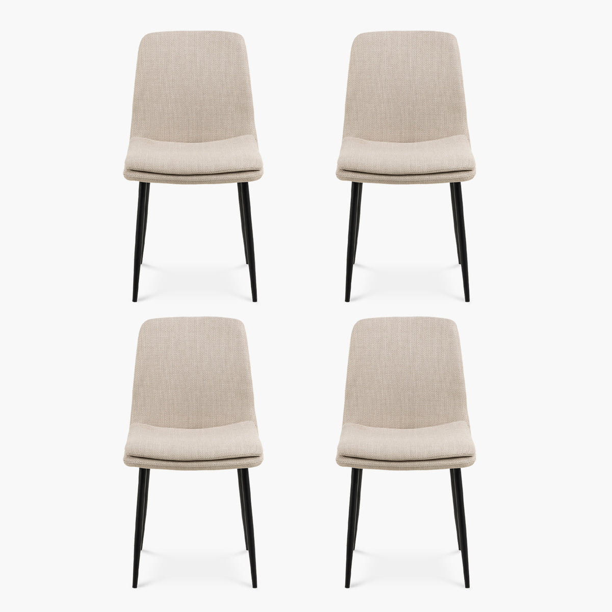 Pack 4 Silla Comedor Astrid Beige