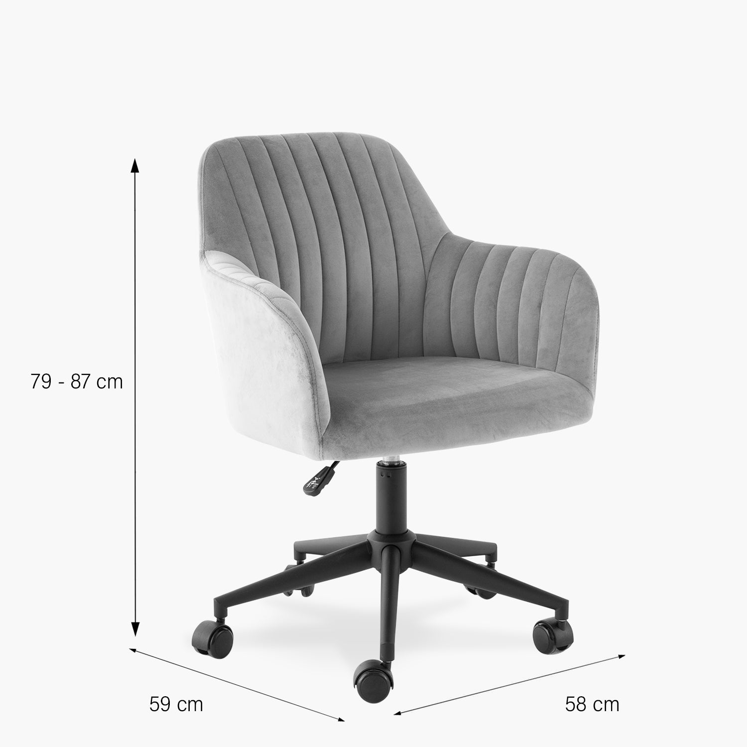 Silla de Oficina Ada Gris