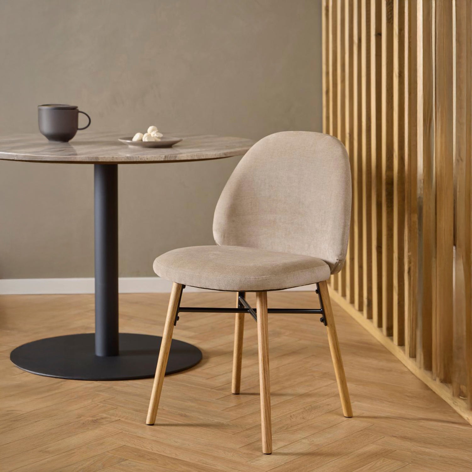 Pack 2 Silla Tapiz Remy Beige