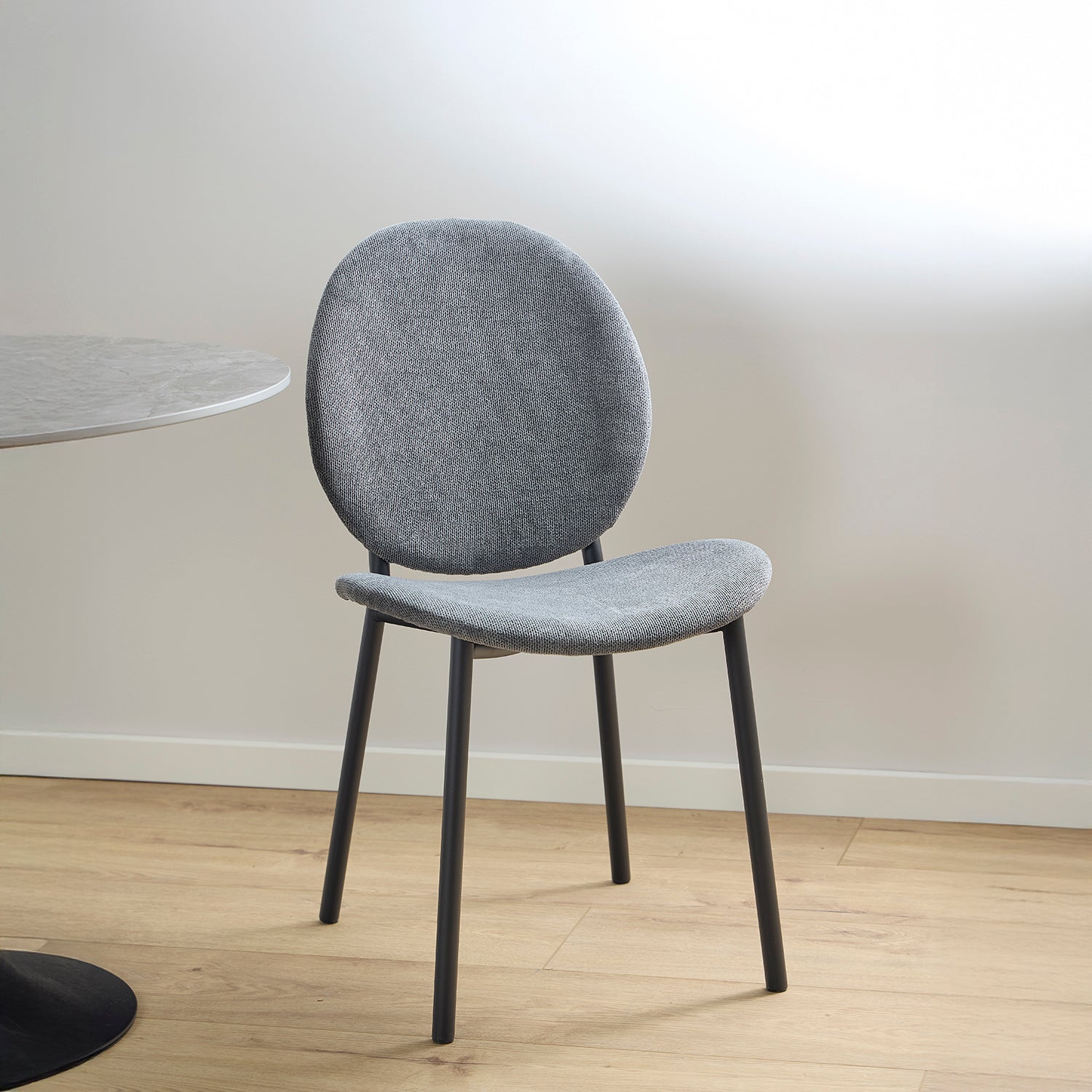 Silla Tapiz Cliff Gris Oscuro