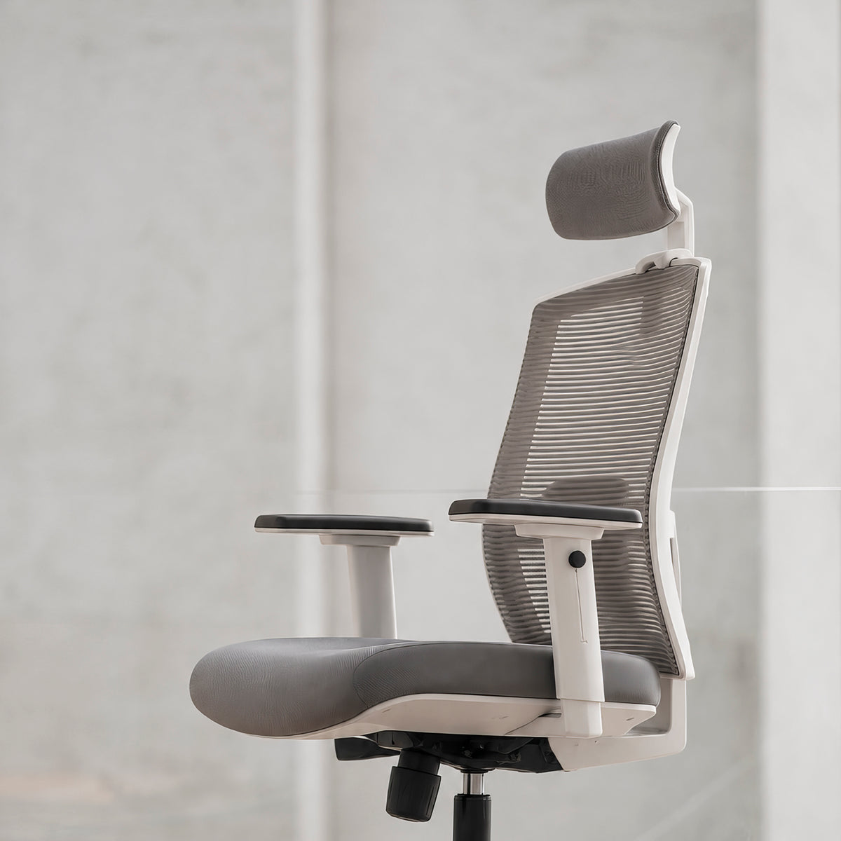 Silla Oficina Taylor Pro Gris Claro con cabecero