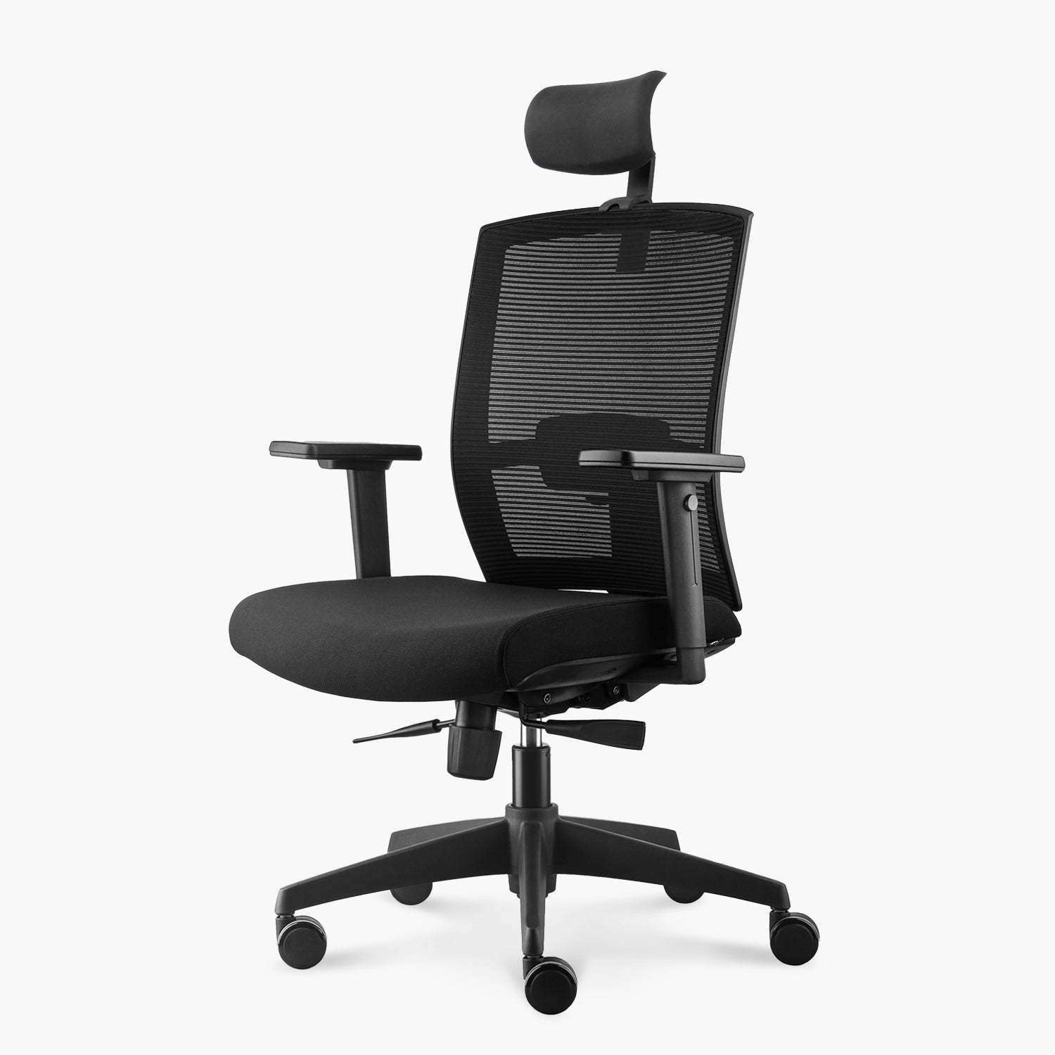 Silla Oficina Taylor Syncro Negro con cabecero