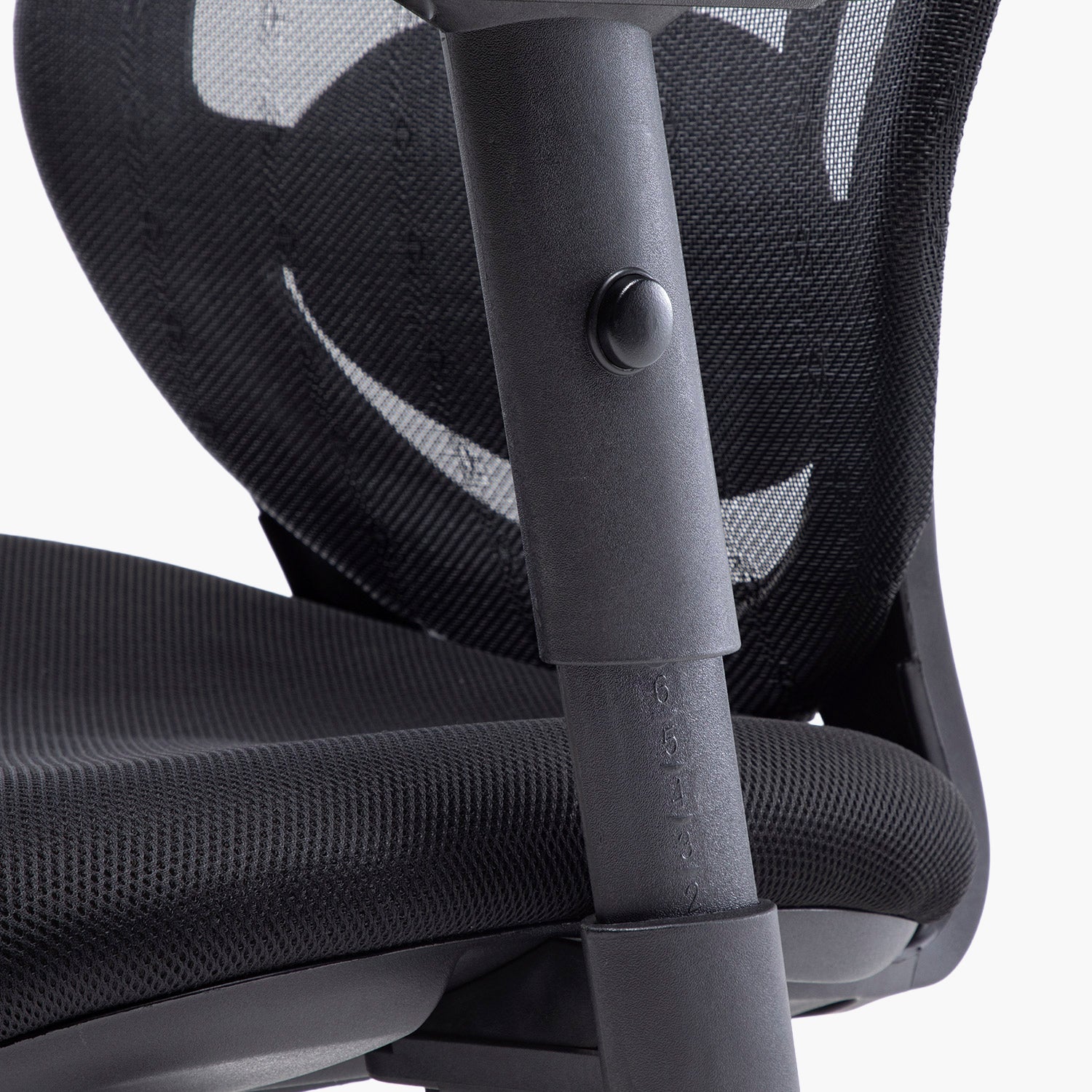 Silla Oficina Black Base Nylon c/cabecero Negro