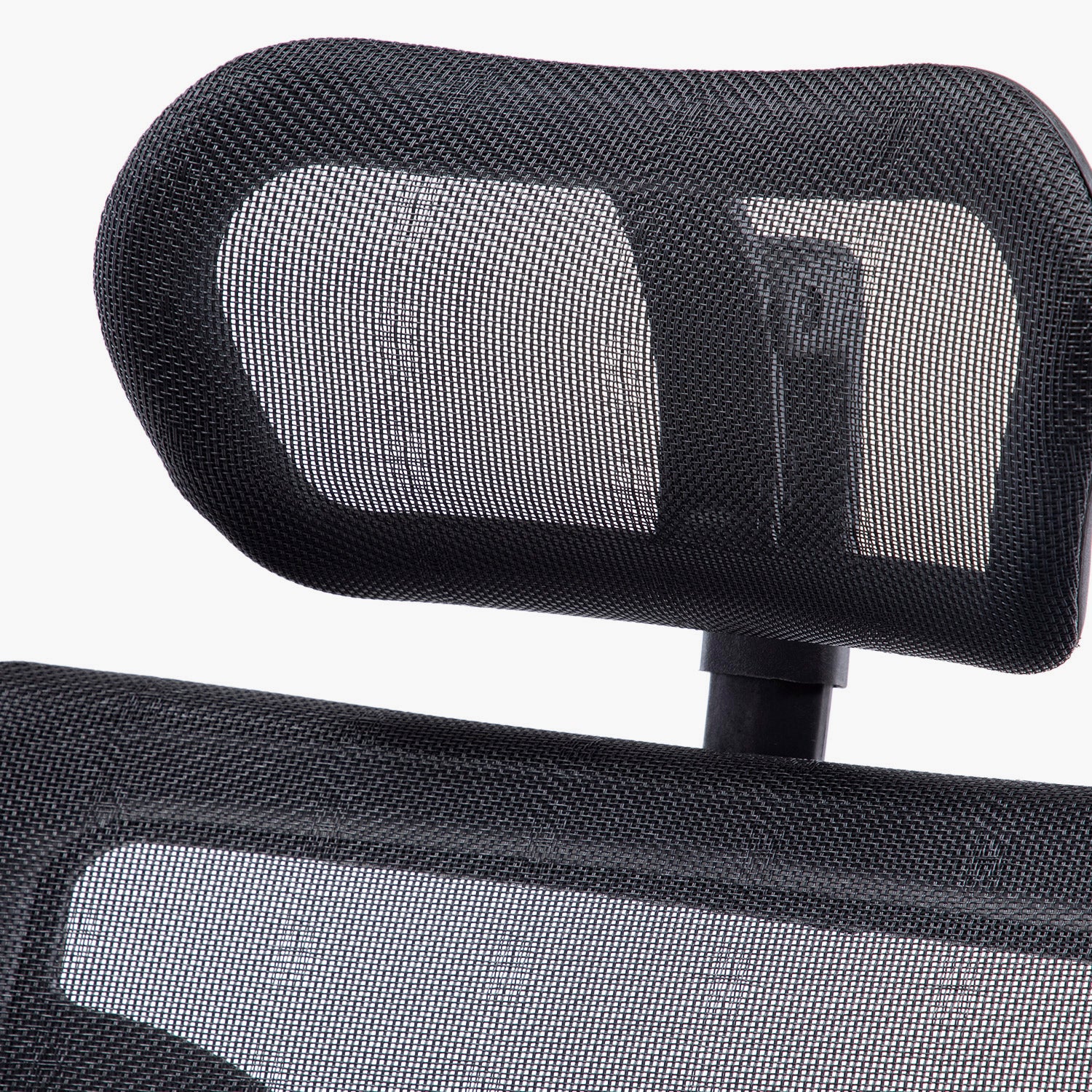 Silla Oficina Black Base Nylon c/cabecero Negro