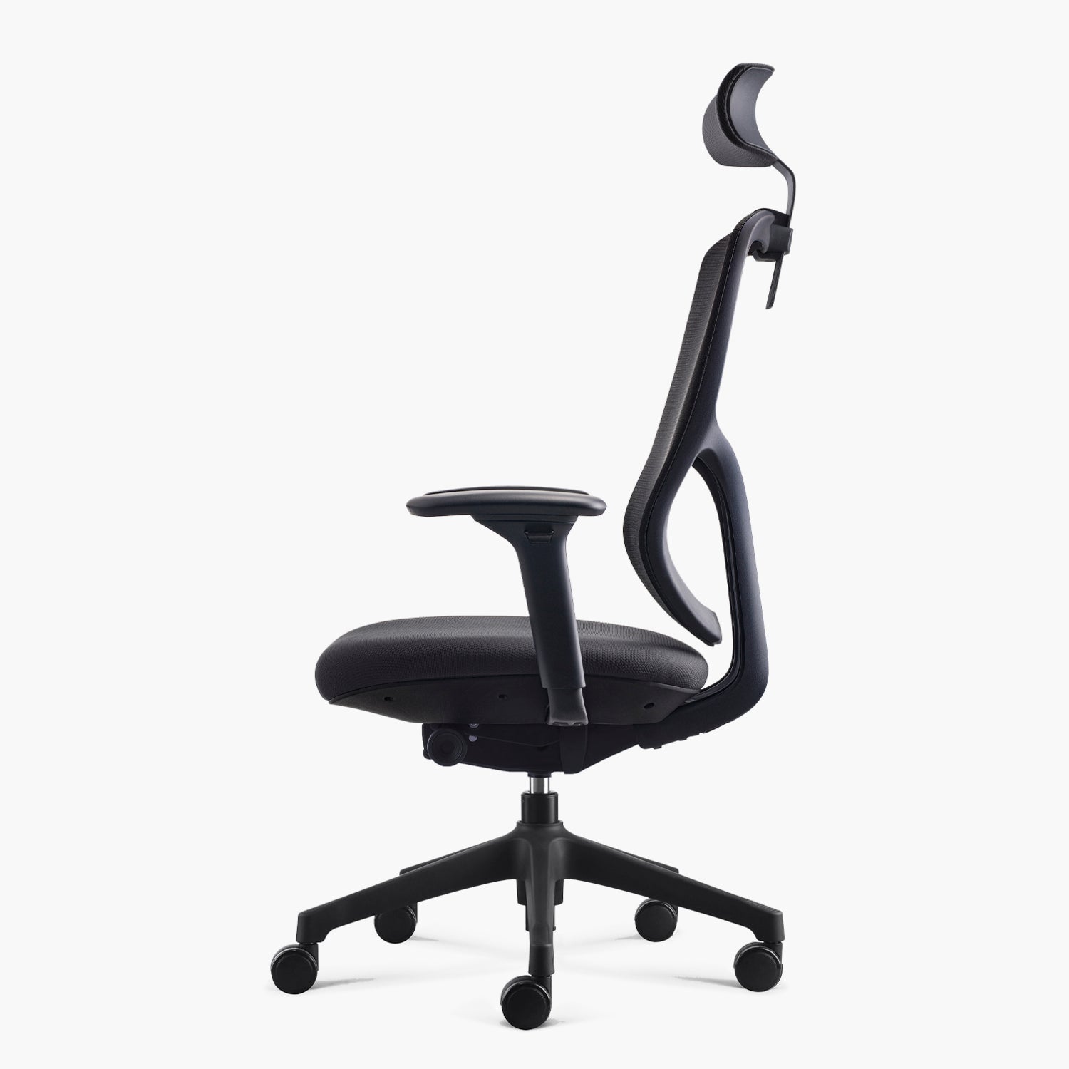 Silla Oficina Chic con cabecero Negro