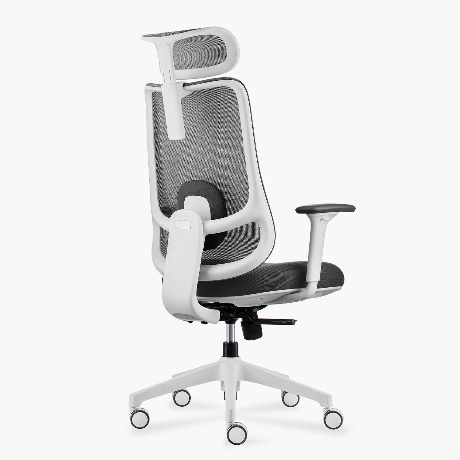 Silla Oficina Bolt Gris Claro con cabecero