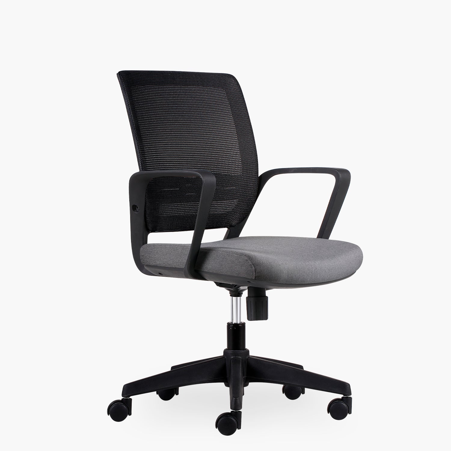 Silla Oficina Job Base Nylon Gris Oscuro