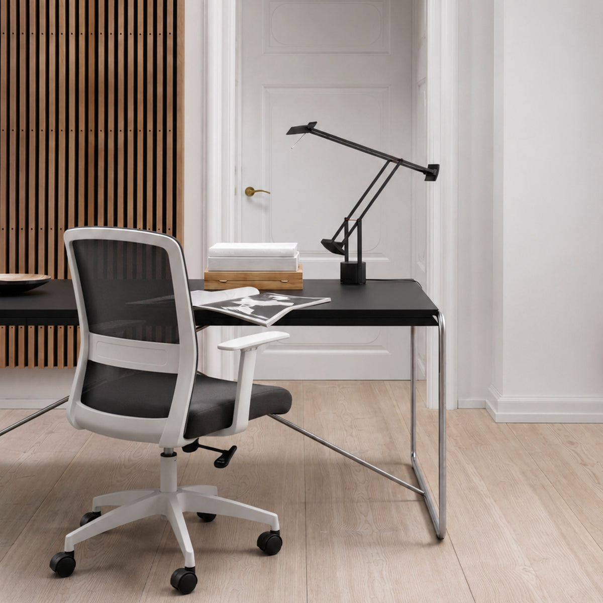 Silla Oficina Mesh Gris