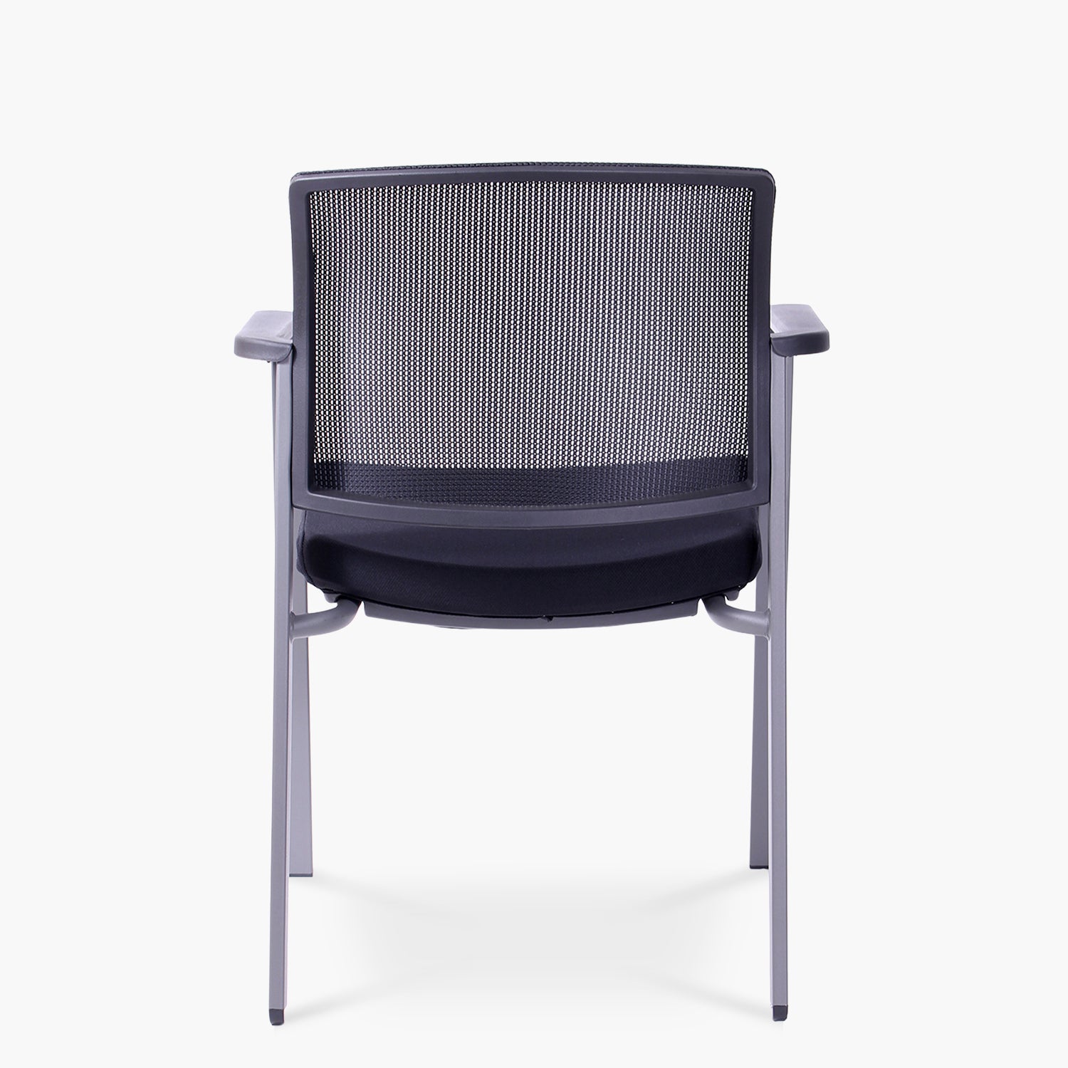 Silla Mirror Negro Base Gris