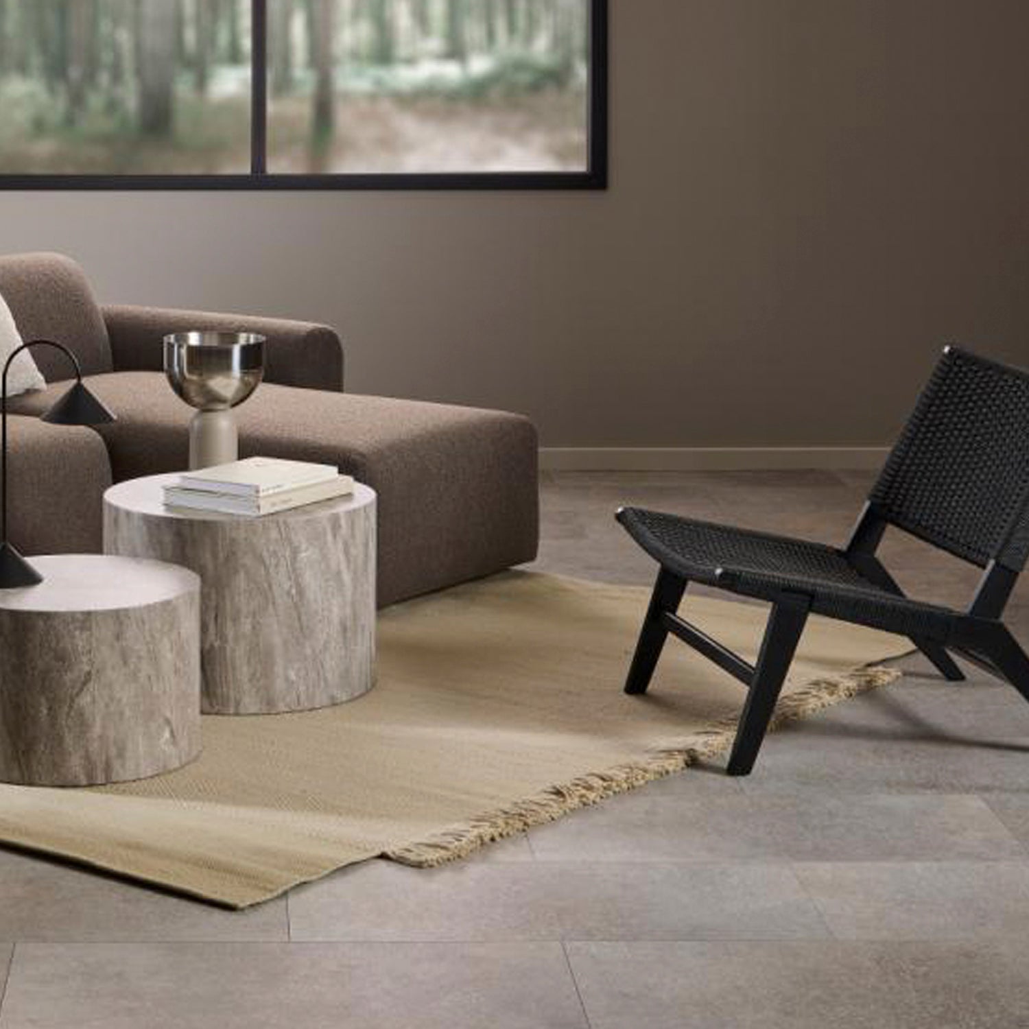 Sitial Madera Estela Negro