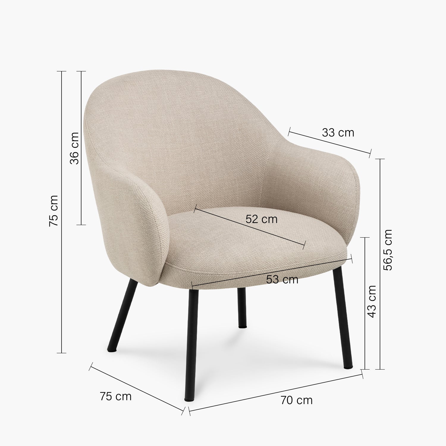 Sitial Tapiz Spencer Beige