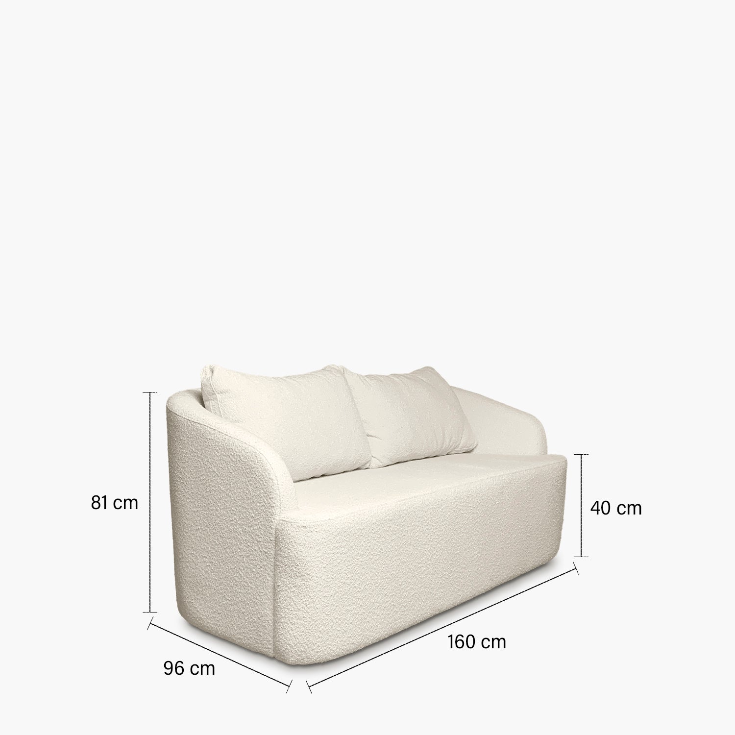 Sofa Turini 2C Crema