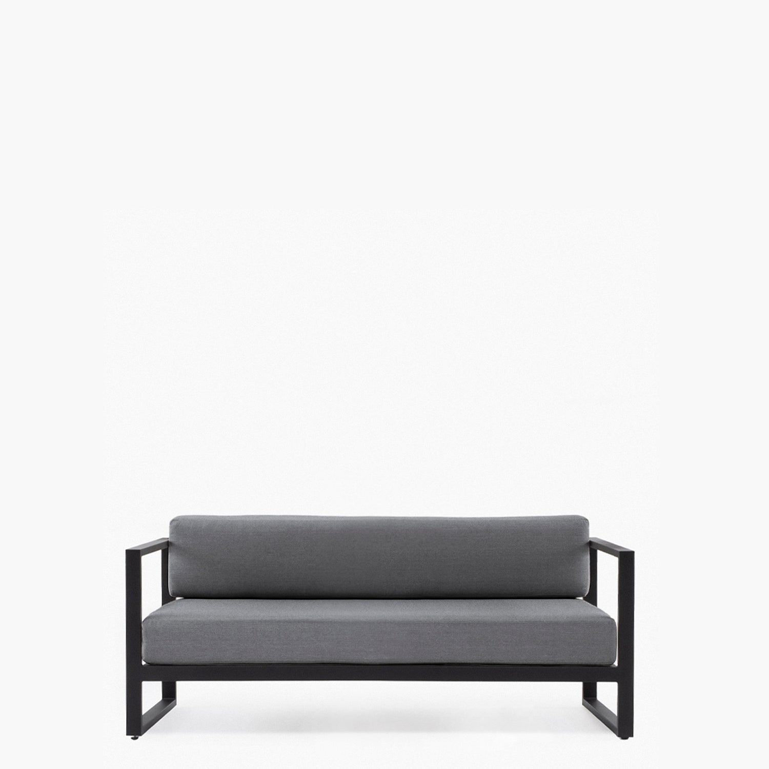 Sofá 2C Montego OLE Gris oscuro/Gris