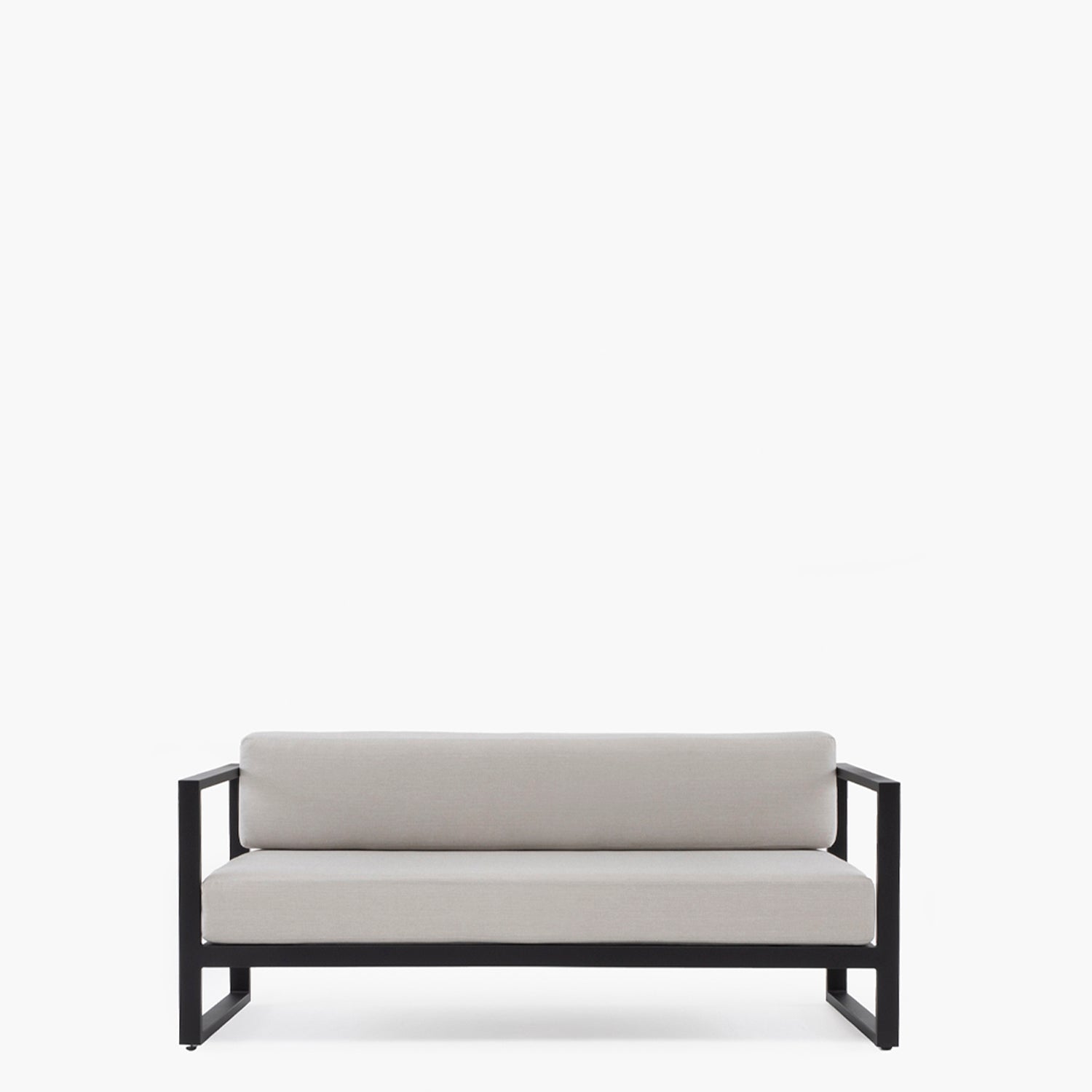 Sofá 2C Montego OLE Negro/Beige