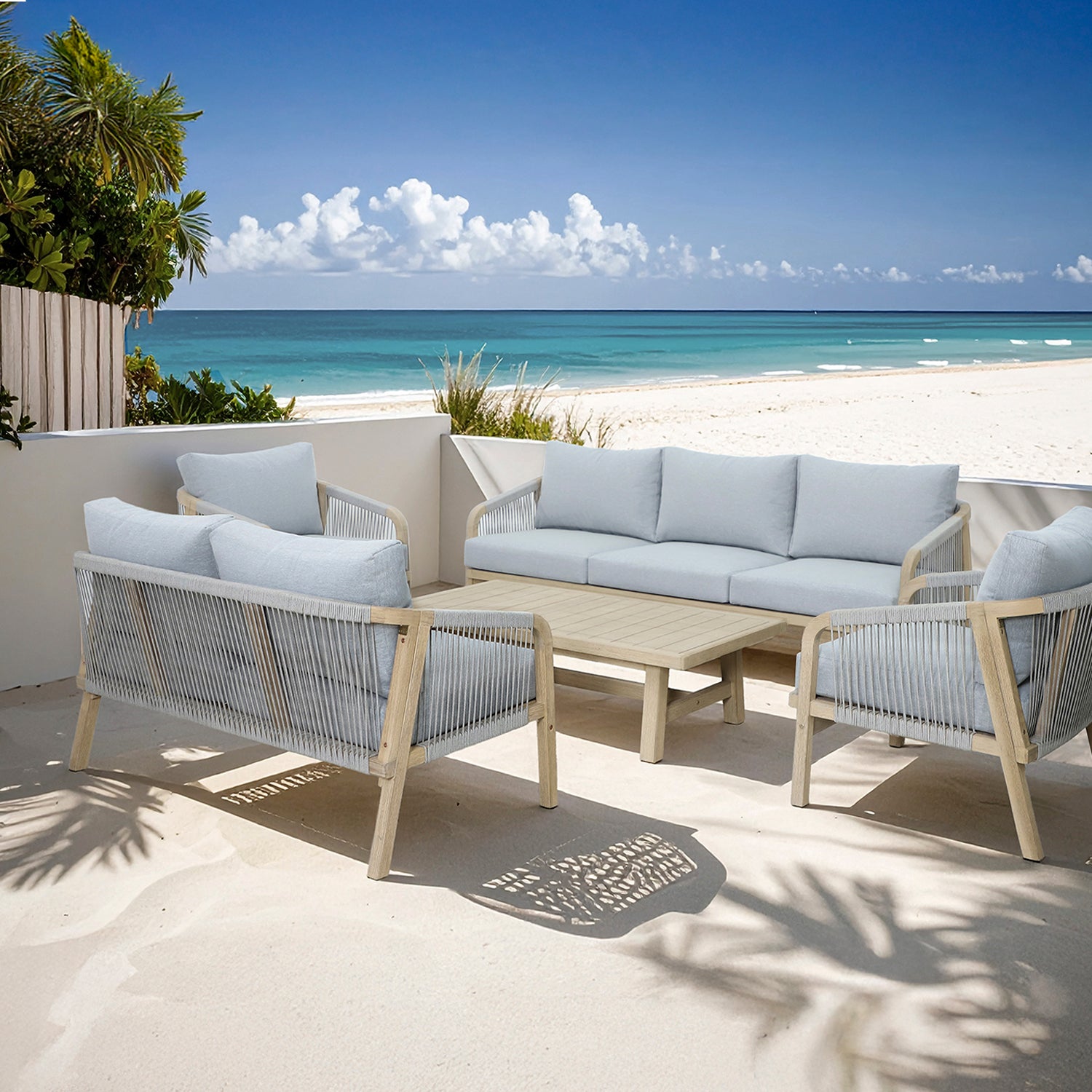 Sofá 2C Floripa Gris Claro