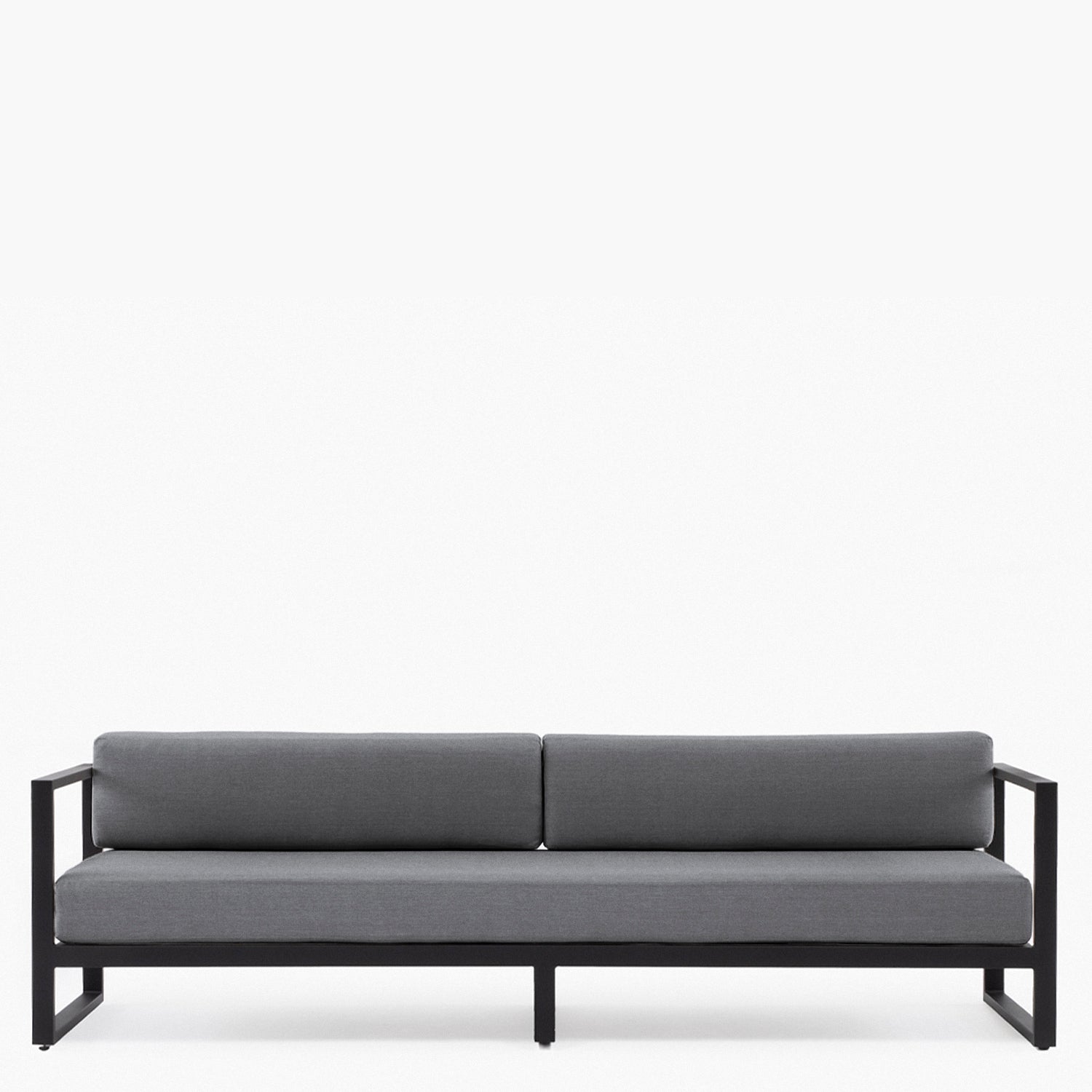 Sofá 3C Montego OLE Gris oscuro/Gris