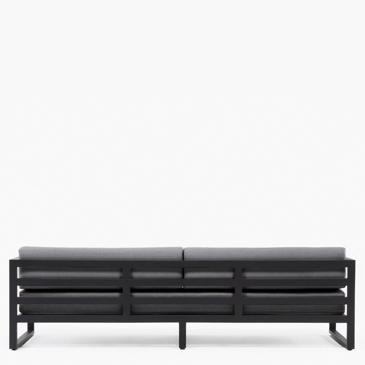 Sofá 3C Montego OLE Gris oscuro/Gris