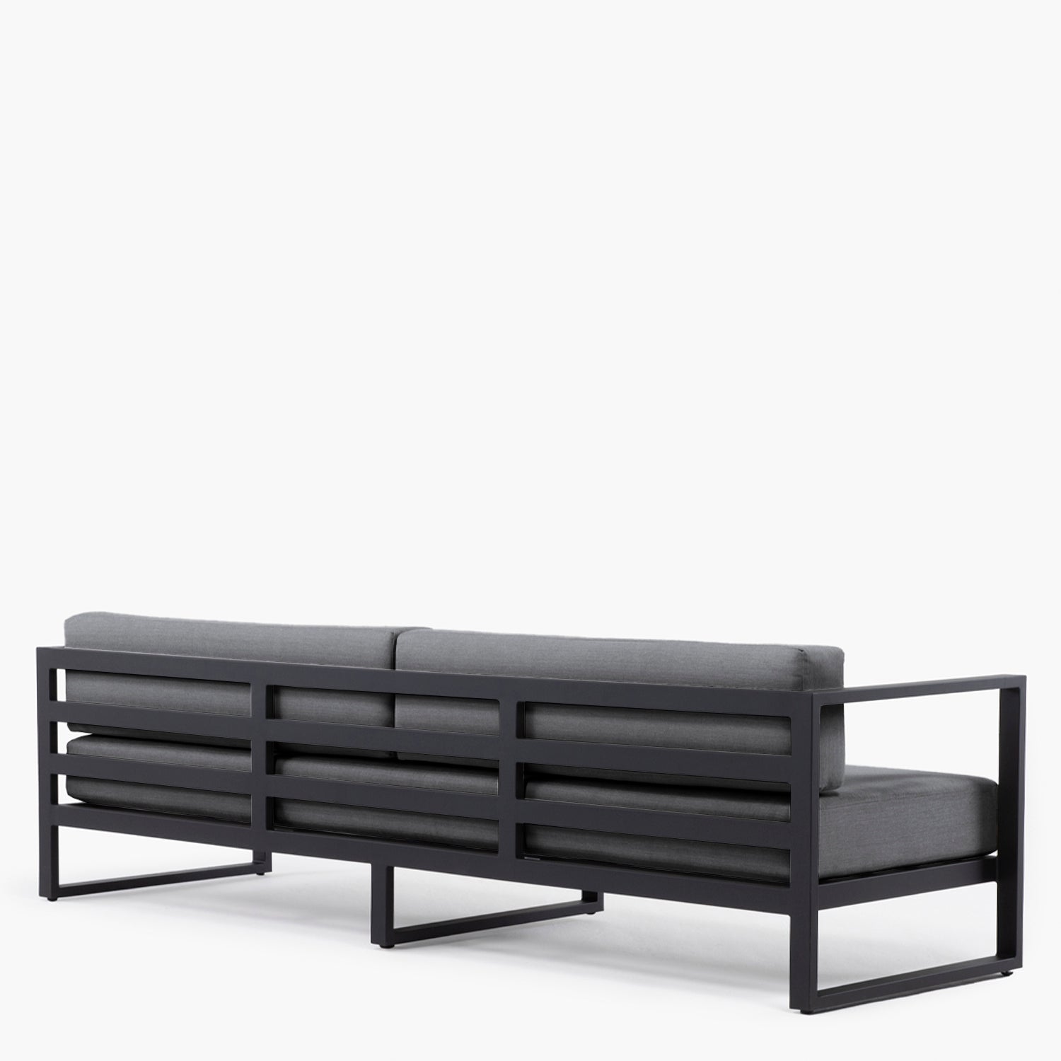 Sofá 3C Montego OLE Gris oscuro/Gris