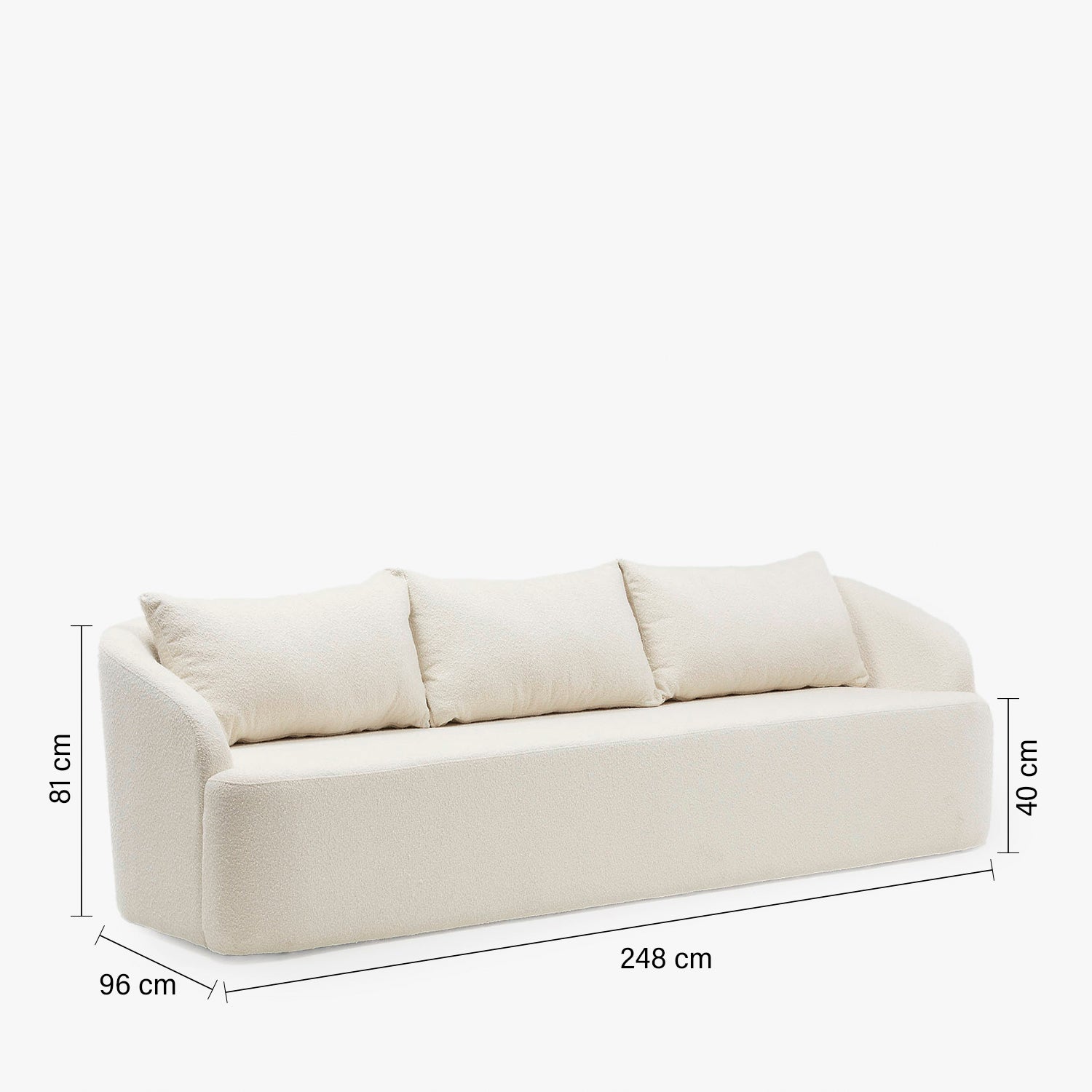 Sofa Turini 4C Crema