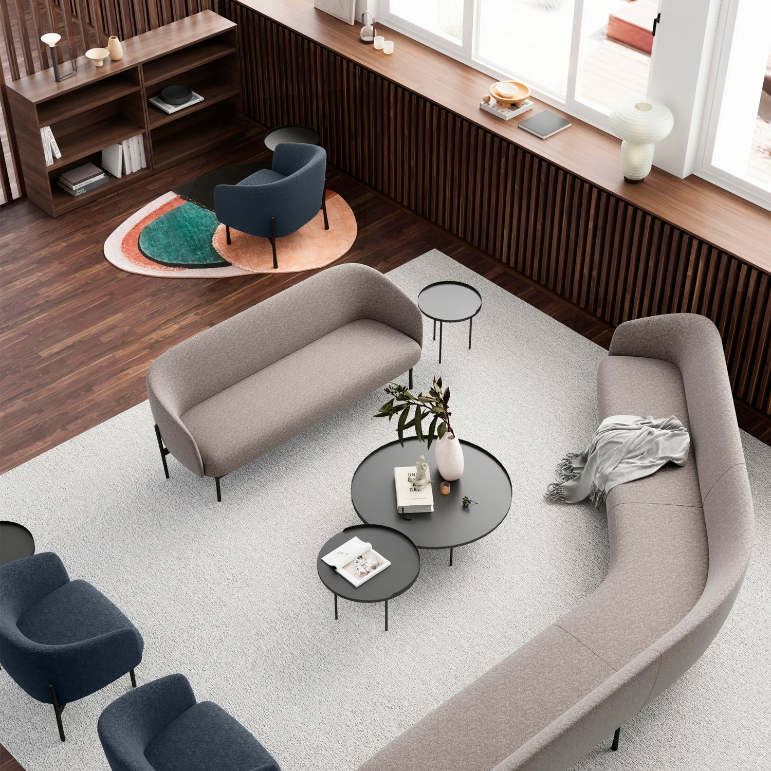 Sofá 3 Cuerpos Lisboa Gris