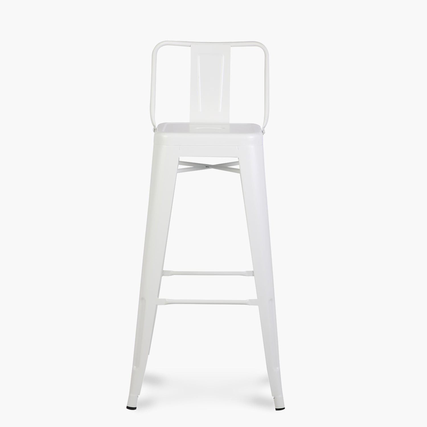 Taburete Alto 77 Tolix c/resp Blanco