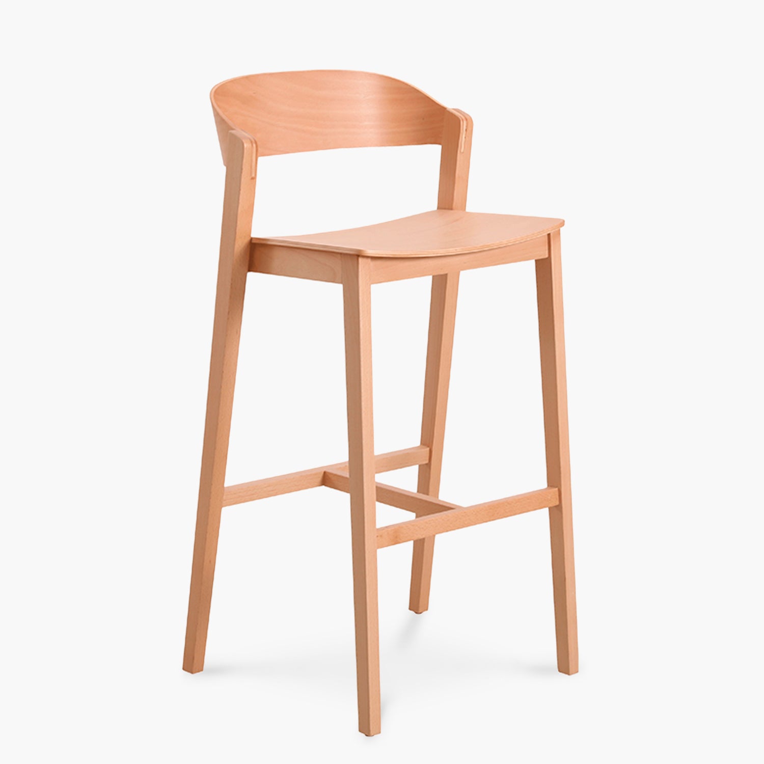 Taburete Alto 76 Madera Celine Natural