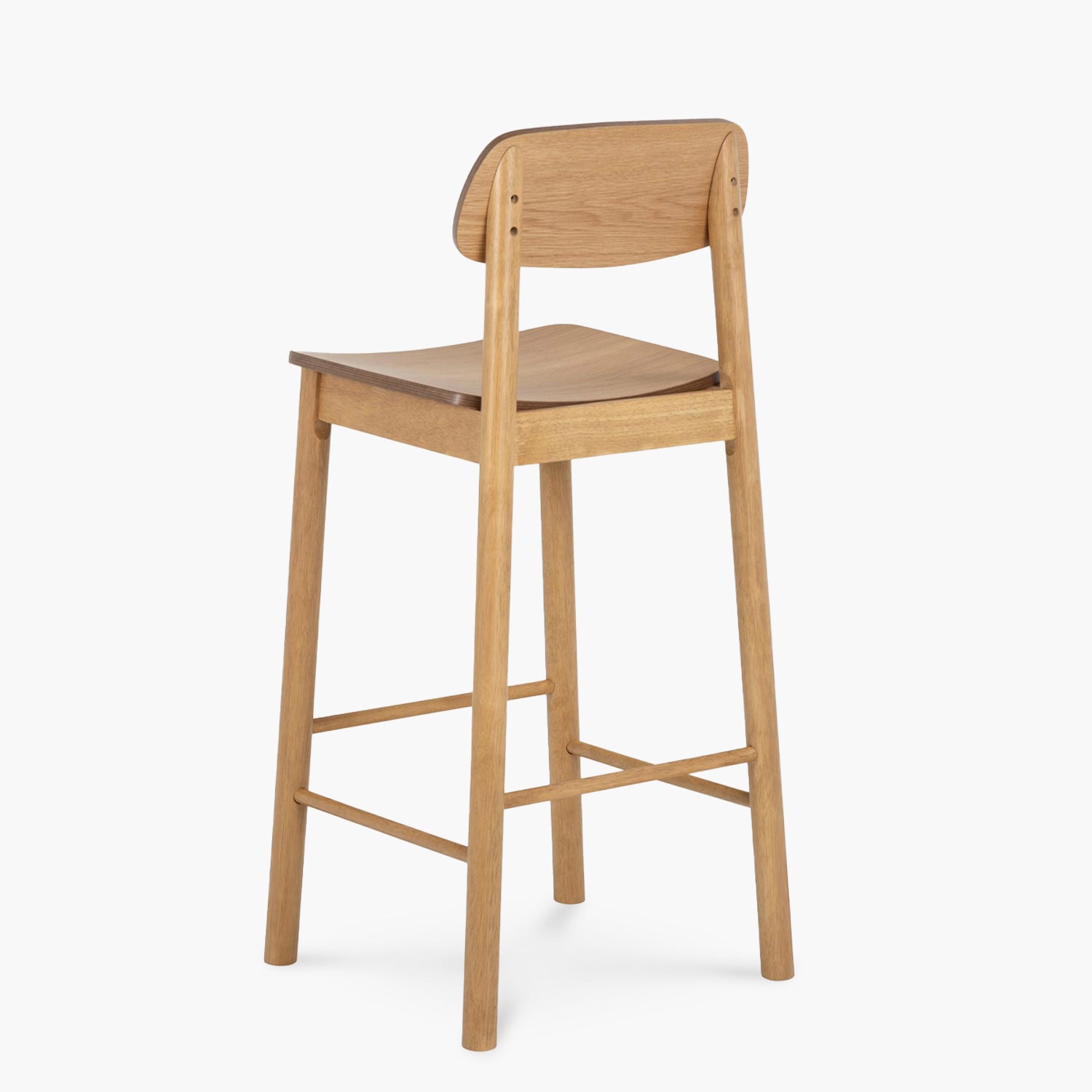 Pack 2 Taburete Madera Owen Natural