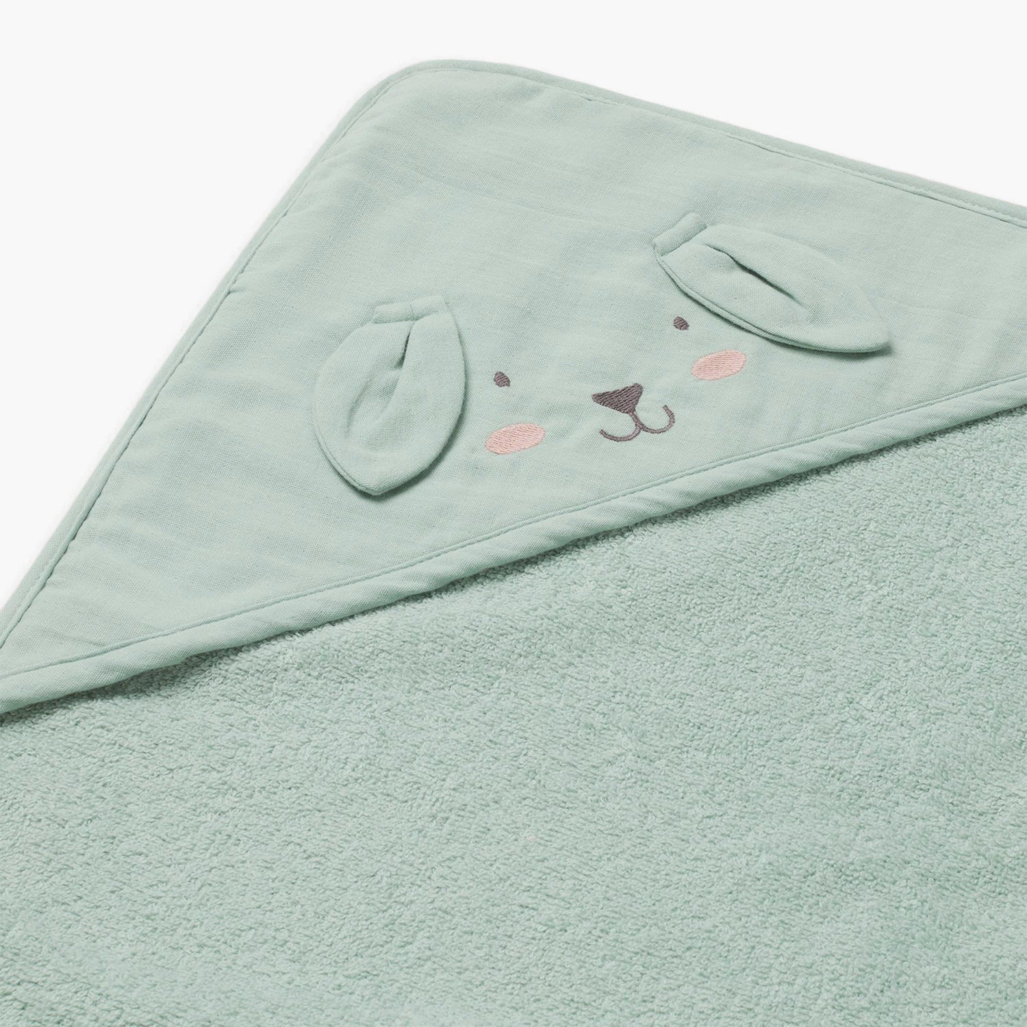 Toalla Infantil Caru 80x80 Verde Claro