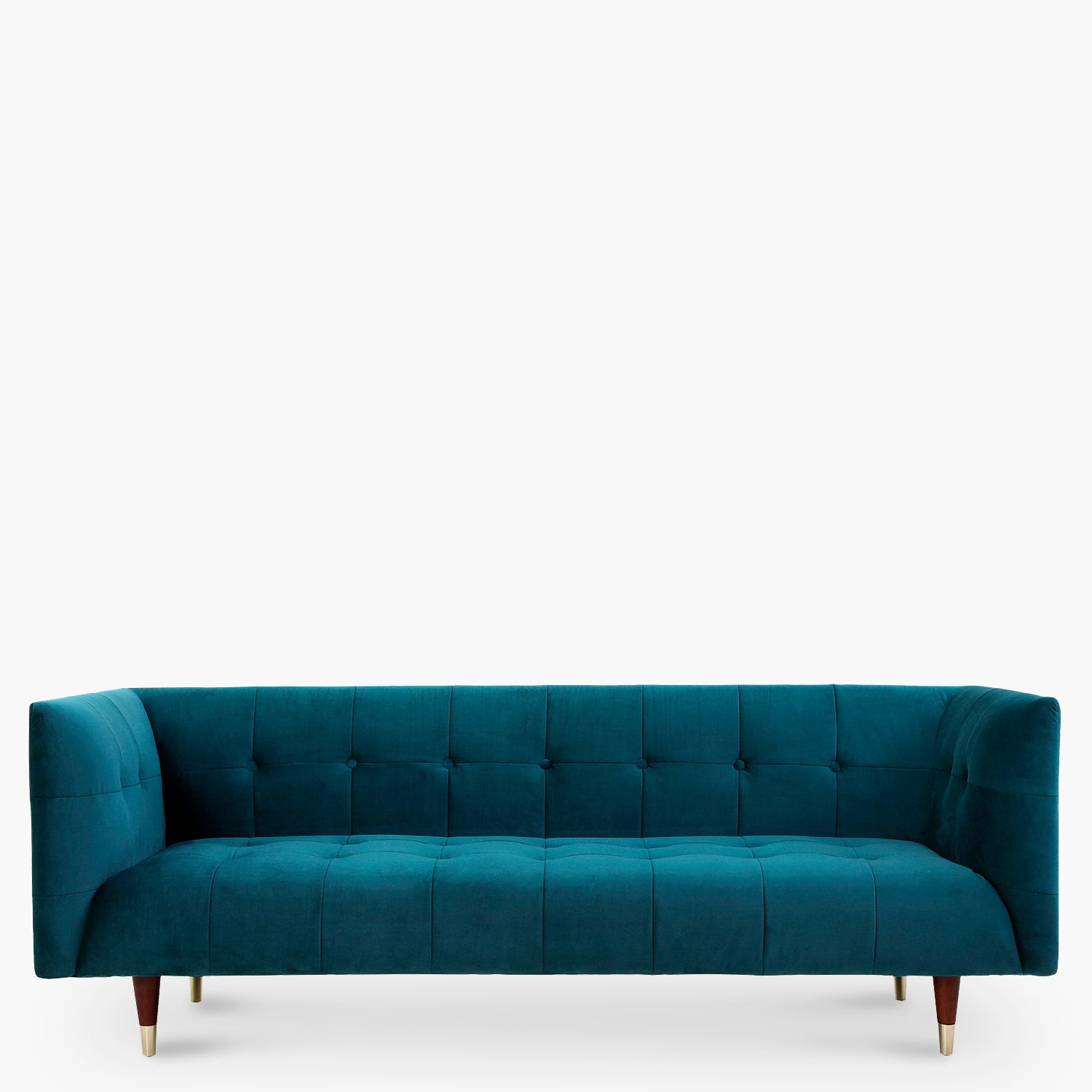 Sofá Ponti 3C velvet azul - Form Design - Sofas 3C Hogar
