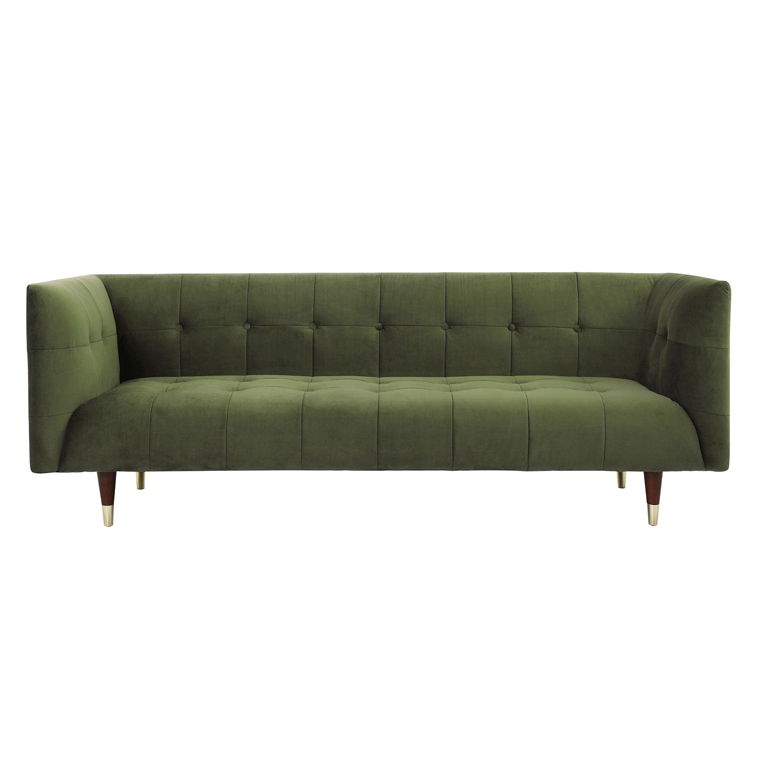 Sofá Ponti 3C velvet verde - Form Design - Sofas 3C Hogar
