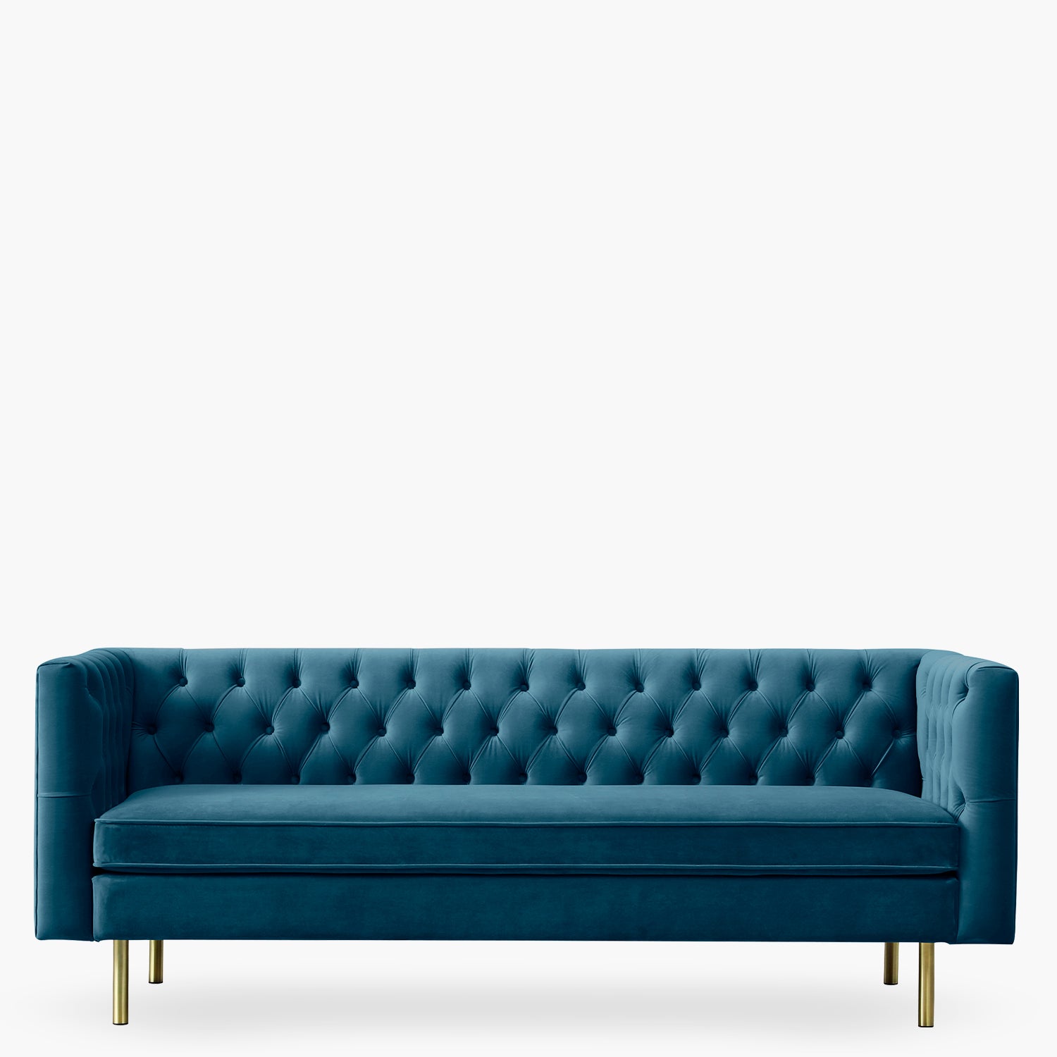 Sofá Domo velvet 3C azul - Form Design - Sofas 3C Hogar